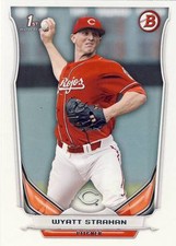 (50) 2014 Bowman Draft Picks WYATT STRAHAN Rookie Card LOT #DP97 Reds