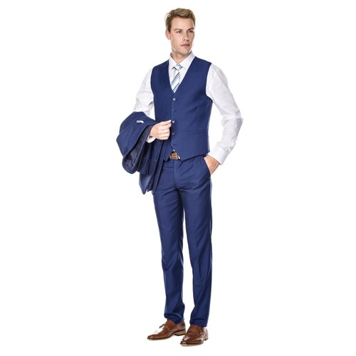 Men's Signature 3 Piece Slim Fit Suits - Picture 15 of 32