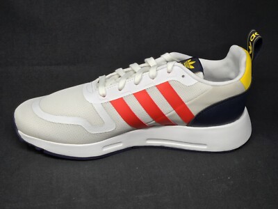 New adidas Multix White Black Solar Yellow Men\'s Running Shoes Size 11.5 Adidas Multix White Red Yellow Black Shoes Sneakers Men main image 2