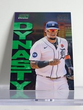 Javier Baez 2022 Stadium Club Chrome Dynasty Green Refractor /99 Tigers