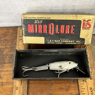 Leurre Crankbait Vintage L&S MirrOLure – 3 Pouces – Bel état – Pêche Freshwater/saltwater