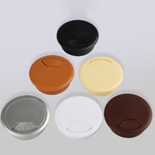 50-80mm Computer Desk Grommet Table Plastic Cable Tidy Wire Hole Cover Organizer