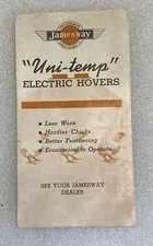 Vintage 1950s Jamesway Uni-temp Electric Hovers Brochure - Farming Agriculture
