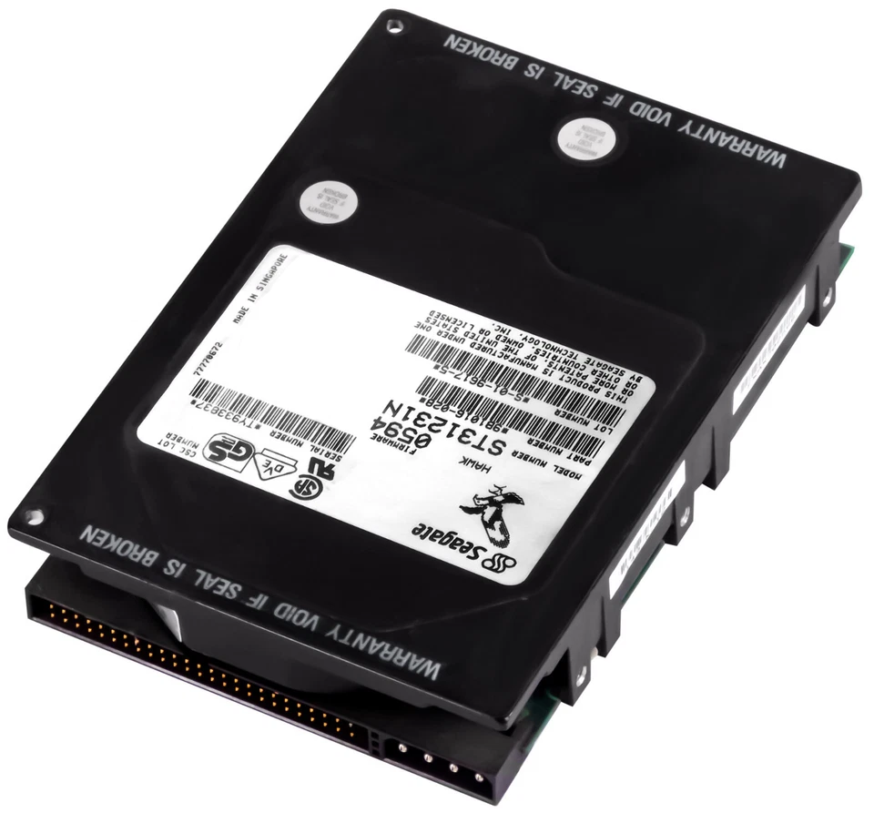 Hard Drive Seagate Hawk 2LP ST31231N 1.06GB 5.4K SCSI 50-PIN 3.5 " - Image 2 of 3