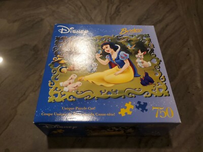 Disney Borders Woodland Friends Snow White 750 Puzzle New Shaped Mega Puzzles