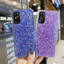 Bling Glitter Silicone Case Cover For Samsung S23 S25 Ultra S24 S22 S21 A16 A15
