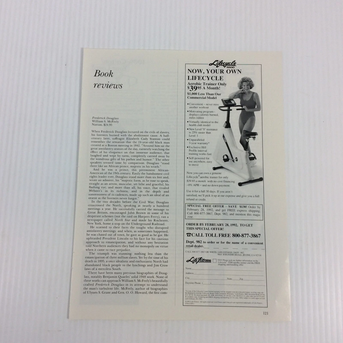 Lifecycle 5500 Vintage Print Advertisement