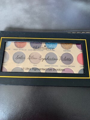 18 Ultra Pigmented Eye Shadows - Solar Glow Palette  Read Description 
