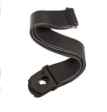 D'Addario Guitar Strap Planet Lock Strap Lock Leather Black