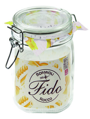 Bormioli Rocco Drahtbügelgläser Fido 1115ml 4 Gläser + Gummi Einmachgläser 58300