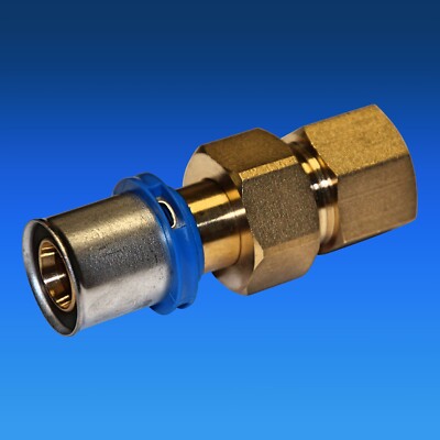Pressfitting EasyPRESS Übergang Verschraubung IG 2tlg DVGW Verbundrohr TH Kontur