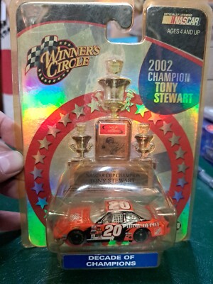 Nascar Winners Circle 2002 Champion Tony Stewart Decade Of Champions Nascar Cup