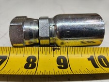 Parker 217-HY1212FJ 3/4" Hose x 1-1/16"-12 JIC Female Crimp Straight Swivel NeW
