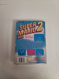 Super Mario Bros. 2 (Nintendo NES, 1988) NES - Hard Case, Game And Manual 