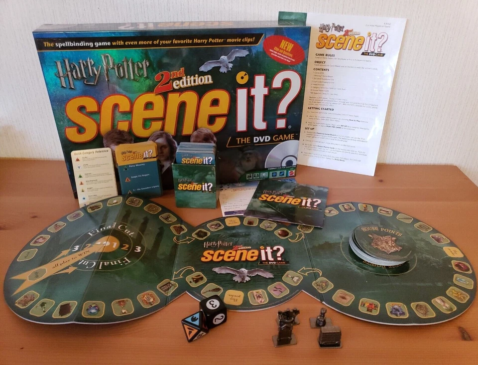 Scene It Harry Potter Game 2nd Edition Trivia Quiz Complete 2007 Mattel DVD Game - Image 2 of 4