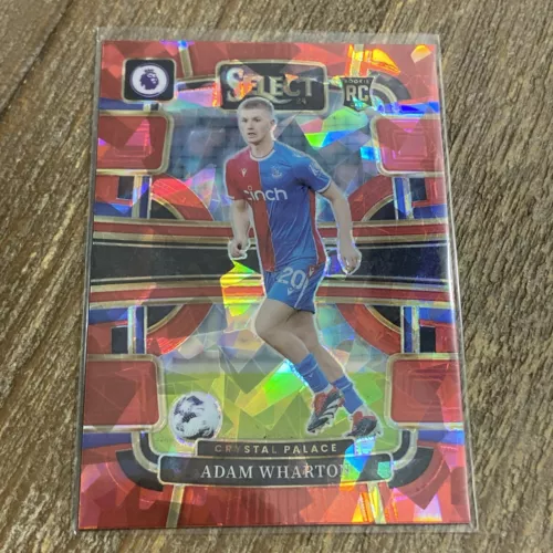 2023-24 Panini EPL Select - Adam Wharton  (RC) (Red Cracked Ice) (Terrace)