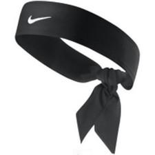 New Womens Nike Head Tie Dri Fit black Headband Tennis Run Basketball Skylar 1.0