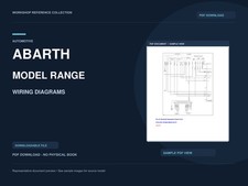 Abarth Multi-model Reference Wiring Diagrams Manual