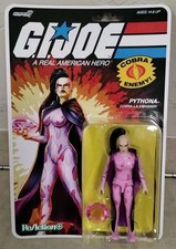 Super7 ReAction G.I. Joe COBRA LA Pythona 3.75    Action Figure O-Ring MOC