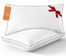 Sweetnight Bed Pillows Queen Size Set of 2, Fluffy Luxury Hotel Pillows Colle...