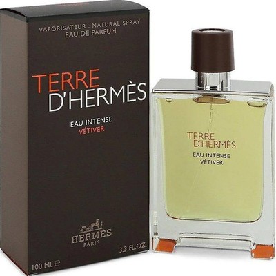 Terre D'Hermes Eau Intense Vetiver by Hermes men EDP 3.3 / 3.4 oz New in Box