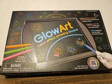 Marvin's Magic Neon Glow Craft Kit - Light-Up Tracing Pad & Doodle Pad for Kids