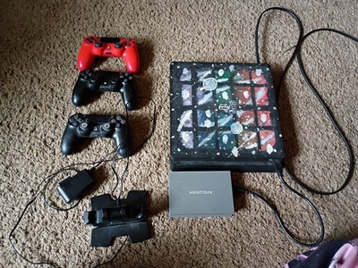 Sony PlayStation 4 4 Controllers A Charger And A 4 Terra Bite Hard Drive