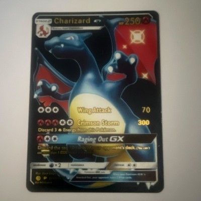 shiny charizard pokemon card hidden fates Pokemon Hidden Fates Charizard GX Tin