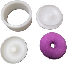Plastic 3D Bath Salt Ball round Solid Ball Shaped Doughnut-Shaped Shampoo Press