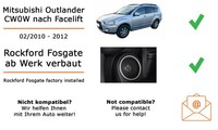 Autoradio Legend 700D FüR Mitsubishi Outlander CW0W + Facelift Rockford Carplay