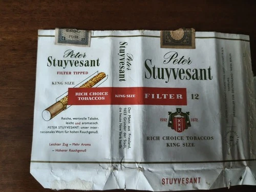 STUYVESANT - Empty Soft Cigarettes pack