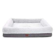 WINDRACING Orthopedic Dog Bed for Large Dogs, Bolster Sides Dogs Sofa Bed wit...