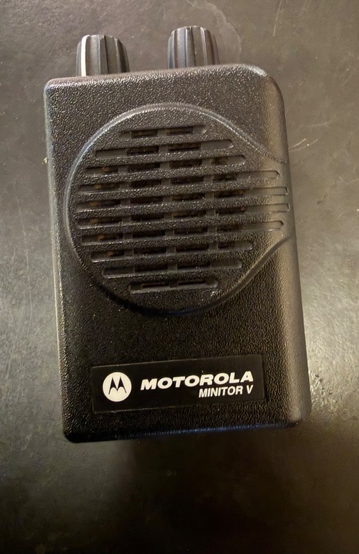 Motorola Minitor V(5) Low Band Pager 45-48.995MHz 2 CH