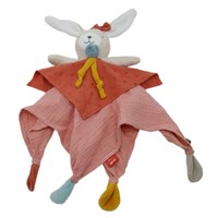 Fehn Schmusetuch Hase – Spielkamerad Und Stofftier-Schnuffeltuch Aus Baumwolle –