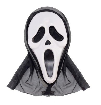 Scream Halloween Horror Maske - für Herren & Damen als Kostüm für Halloween -...