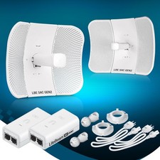 Wireless Bridge LBE-5AC-GEN2 PRE-CONFIGURED Bundle of 2 Ubiquiti LiteBeam 5AC