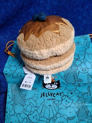 Jellycat Amuseables Fran Pancakes Plush Toy 100 Authentic A2PAN