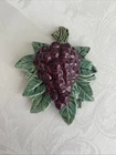 Vintage 1950s McCoy Wall Hang Wall Pocket Grapes Original
