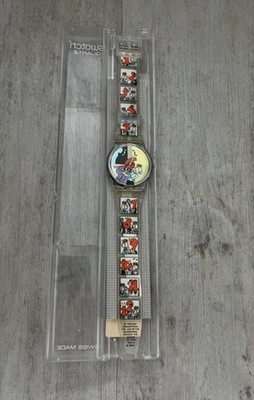 Swatch Joost  Swarte, Quarz Armbanduhr Swiss Made, mehrfarbig, transparent