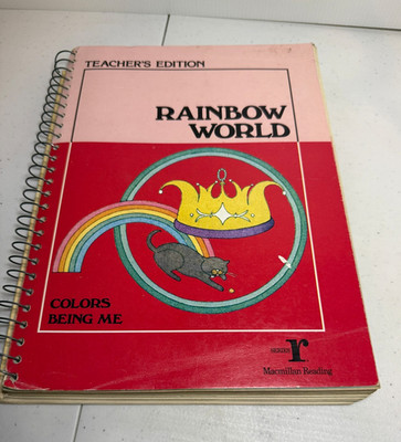 Rainbow World Colors Being Me Teachers Edition Series R 1980 Spiral Book