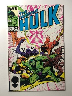 The Incredible Hulk #306 Marvel Mike Mignola Cover 1985 Bronze Age