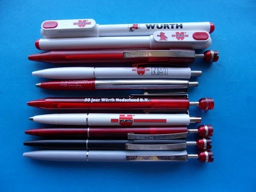 10 WURTH BALLPOINT PENS