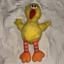Vintage Playskool 13" Big Bird Plush 1986 Sesame Street