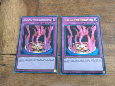 RA03-EN076 Cursed Seal of the Forbidden Spell Ultra Rare Und Super Rare In Mint 