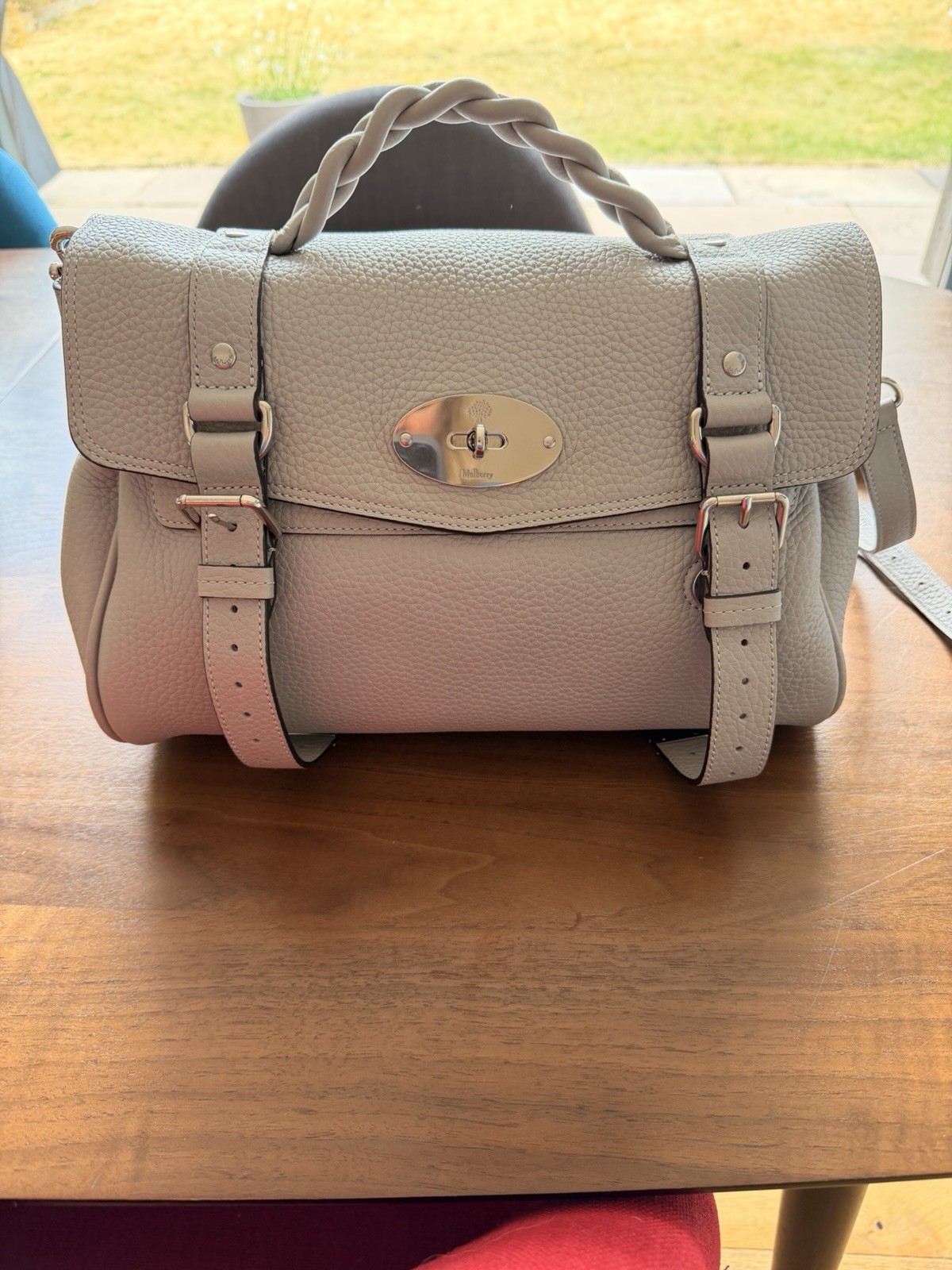 Mulberry Alexa Pale Grey Excellent Condition