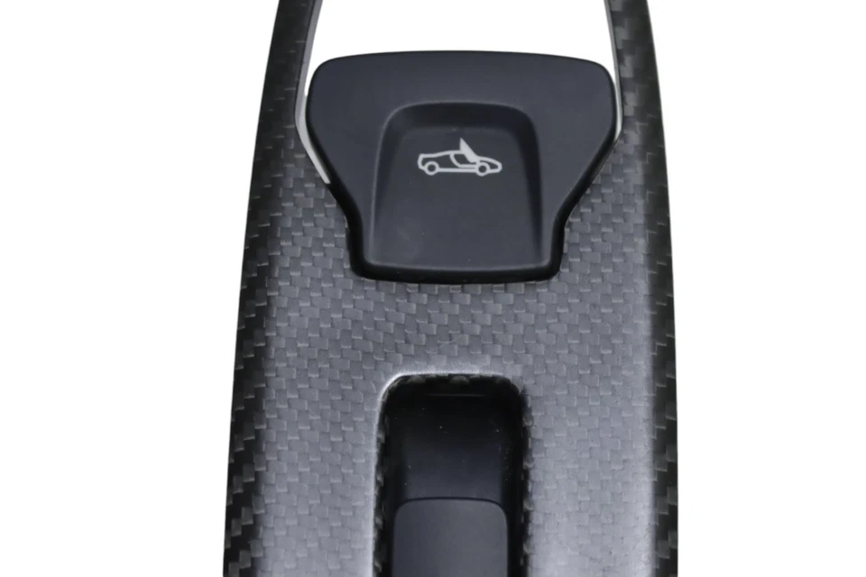 Panel de interruptor de control de puerta de fibra de carbono lateral derecho McLaren 570S 2016-2021 OEM Foto 4 de 4