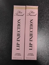 2 Pack Too Faced Lip Injection Ultimate Lip Plumper, 0.14 oz- NEW IN BOX
