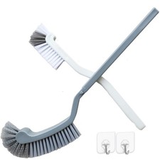 Bathroom Brushes Kitchen Cleaning Brush Set Toilet Bowl Scrub Gray