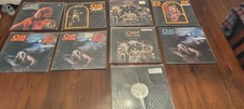 Ozzy Ozbourne Record Lot of 9 Rhoades Giants Wicked Moon Vinyl Promo Iron man