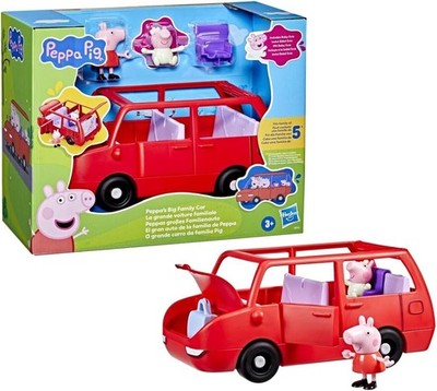 Peppa Pig Peppa's großes Familienauto Spielset mit Baby Eve und Peppa Figuren 